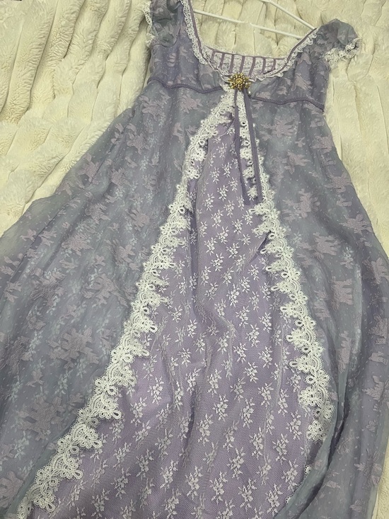 Lacemade Dresses & Skirts - LaceMade Monet's Irises Regency Dress (0XL/US 10)